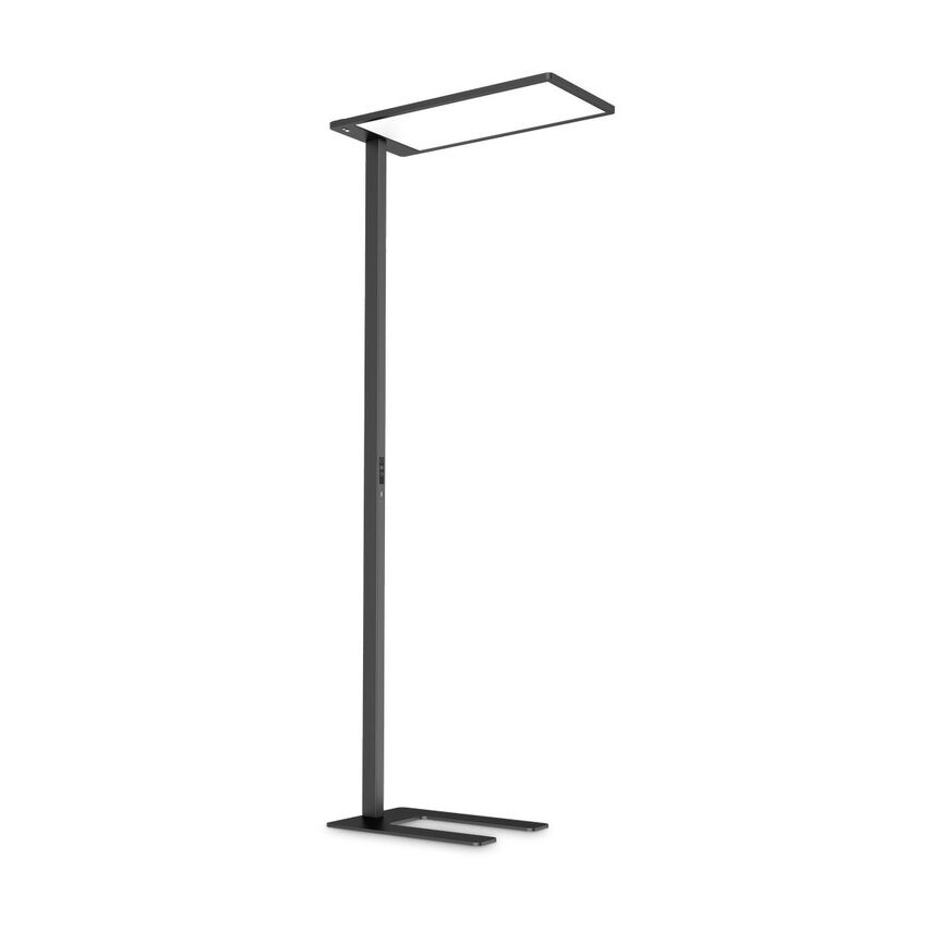 Ideal Lux Lighting Comfort Dimmable Led Integrated Floor Lamp Black, In-Built Sw