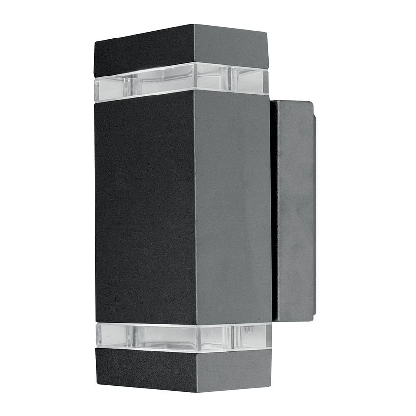 Elstead Lighting Jannik Led 2 Light Outdoor Up Down Wall Light Graphite IP44