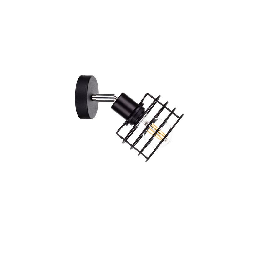 Keter Viva Adjustable Wall Lamp Black, 12cm, 1x E27