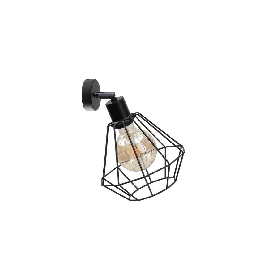Keter Foskal Wall Lamp Black, 20cm, 1x E27