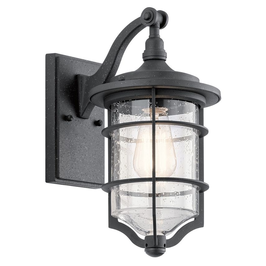 Elstead Lighting Royal Marine 1 Light Small Outdoor Wall Lantern Black IP44, E27