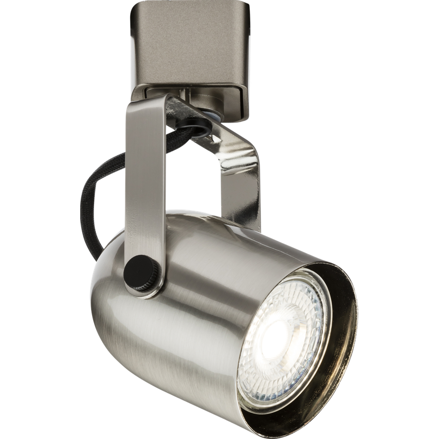 Knightsbridge Knightsbridge 230V GU10 Track Spotlight - Brushed Chrome - TRKSP9A
