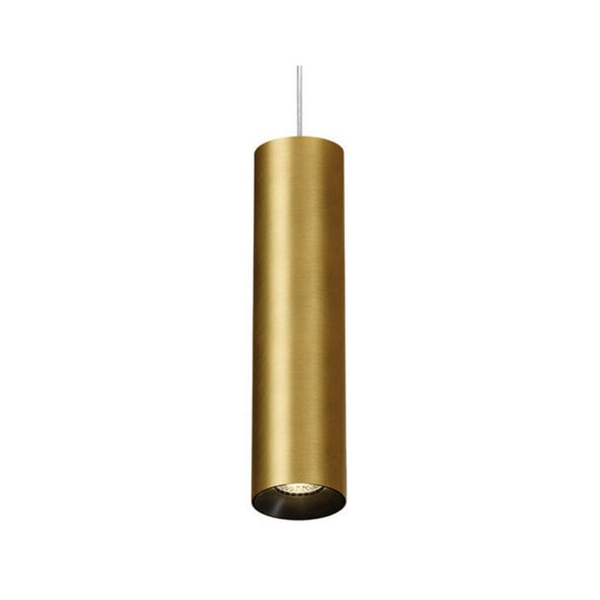 Larissa Ariadnis Brushed Brass Ceiling Pendant GU10 10W Dark Light