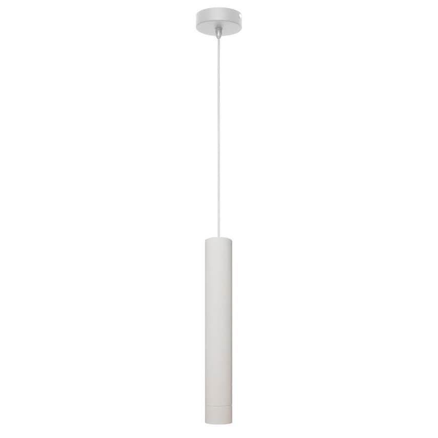 Helam Tuba Slim Pendant Ceiling Light White 10cm