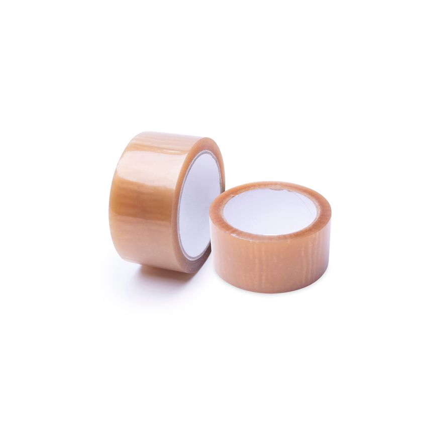 Clear Solvent Hand Tape 32mu PP Solvent - Pack of 36