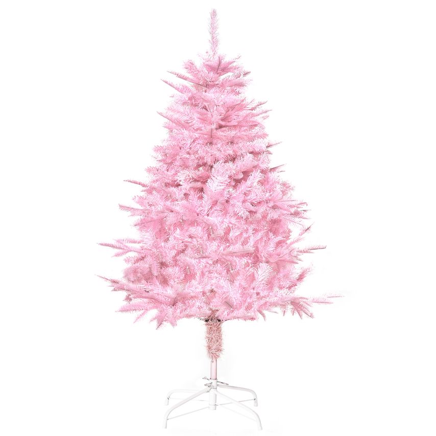 HOMCOM 4FT Artificial Christmas Tree Xmas Holiday Tree Decoration Home Party Pin