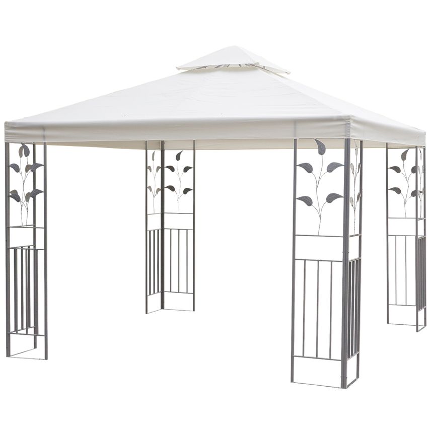 Patio Gazebo Canopy Outdoor Wedding Party Tent Shelter Sun Shade Steel