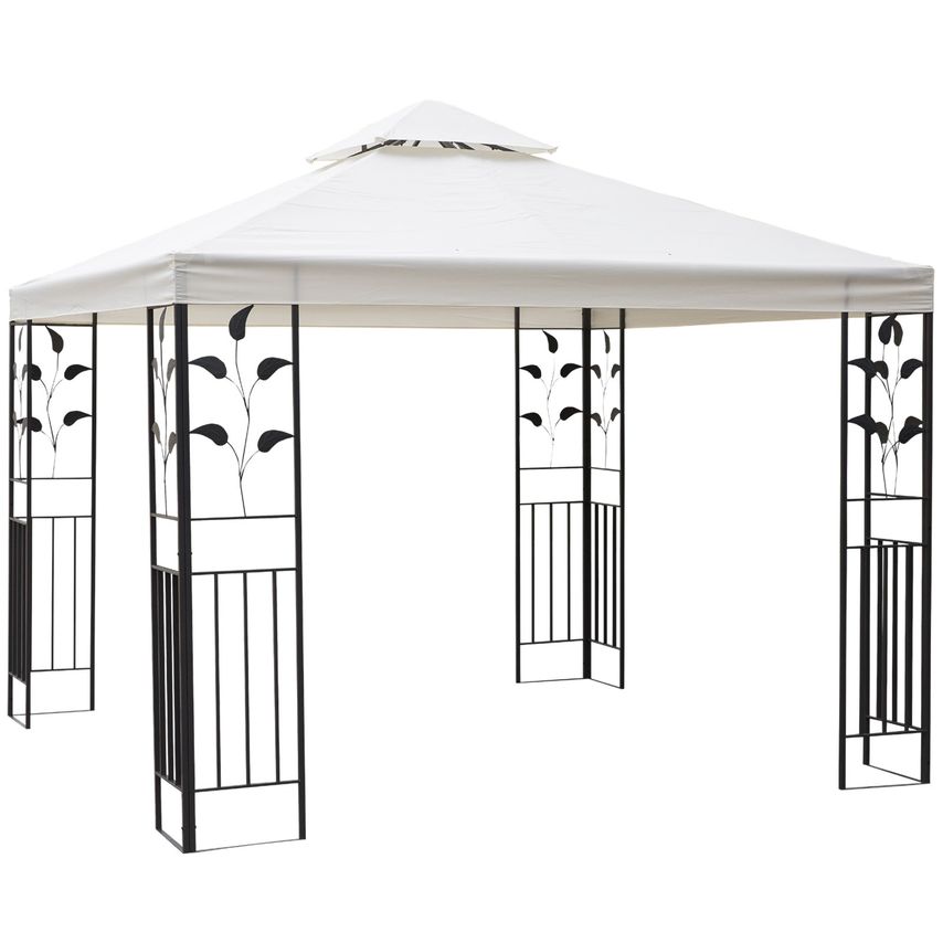 Patio Gazebo Canopy Outdoor Wedding Party Tent Shelter Sun Shade Steel