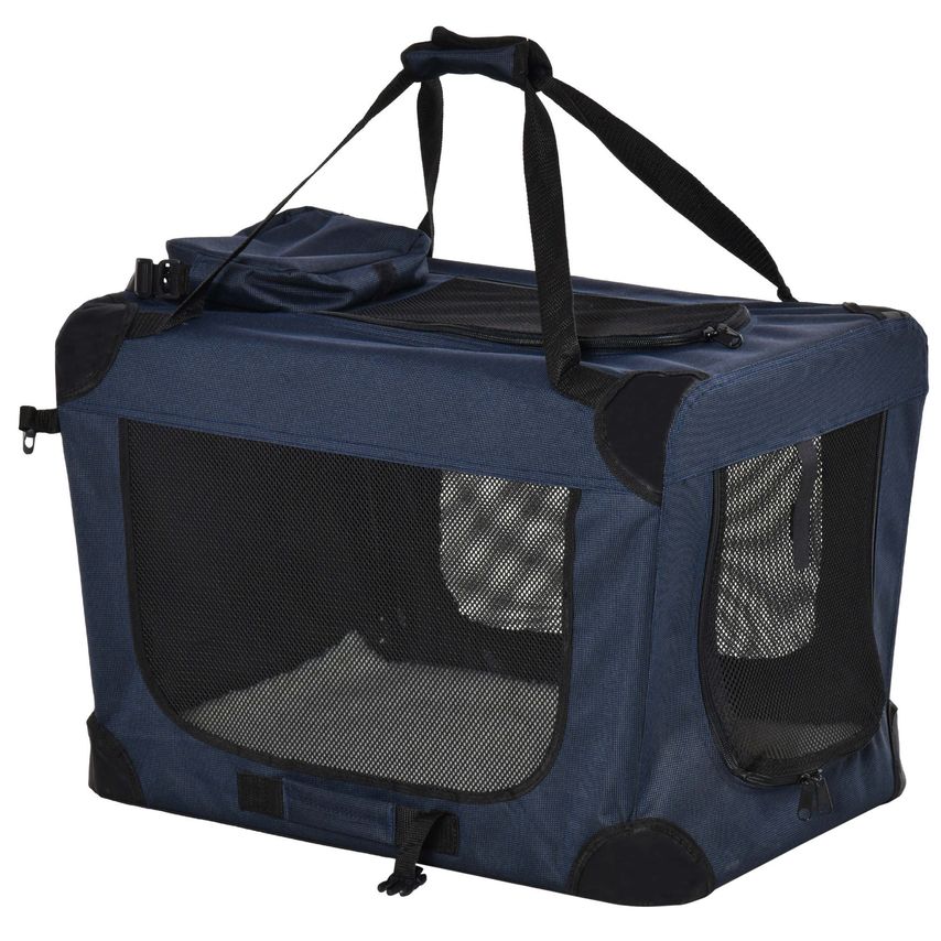 Pet Puppy Portable Bag Car Seat Carrier Cat Dog Soft Cage Fabric MeshD00-135