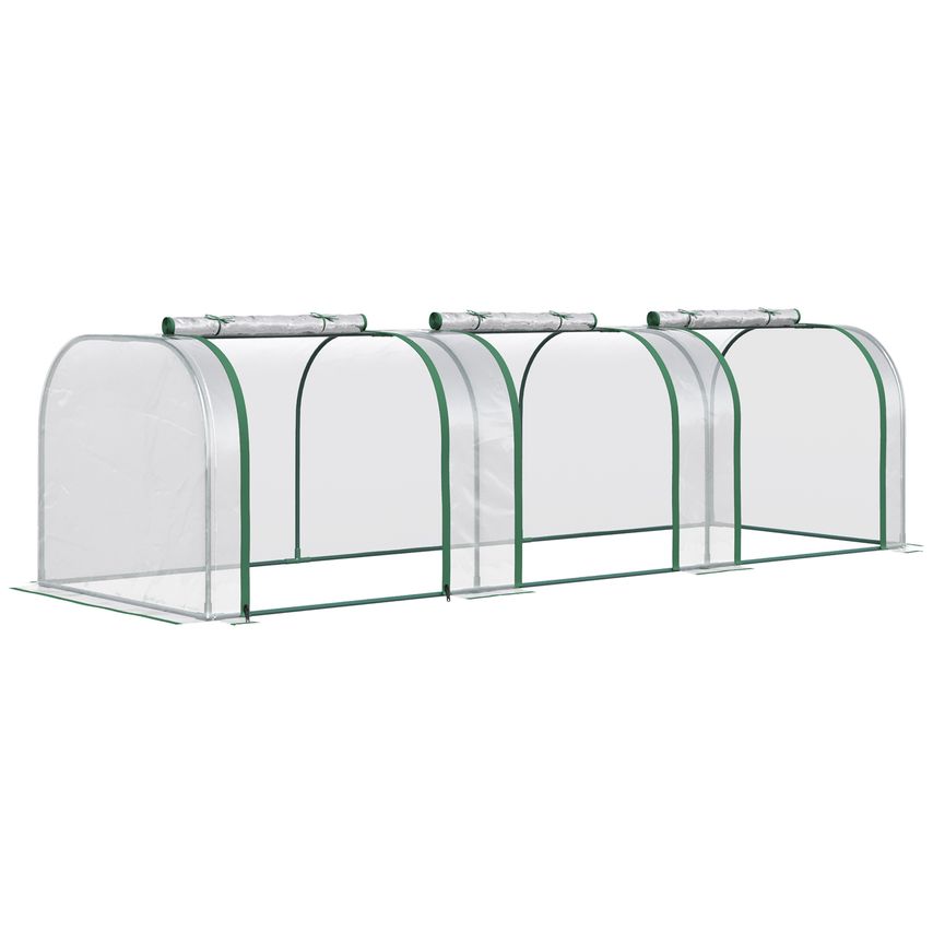 Tunnel Greenhouse Green Grow House Steel Frame