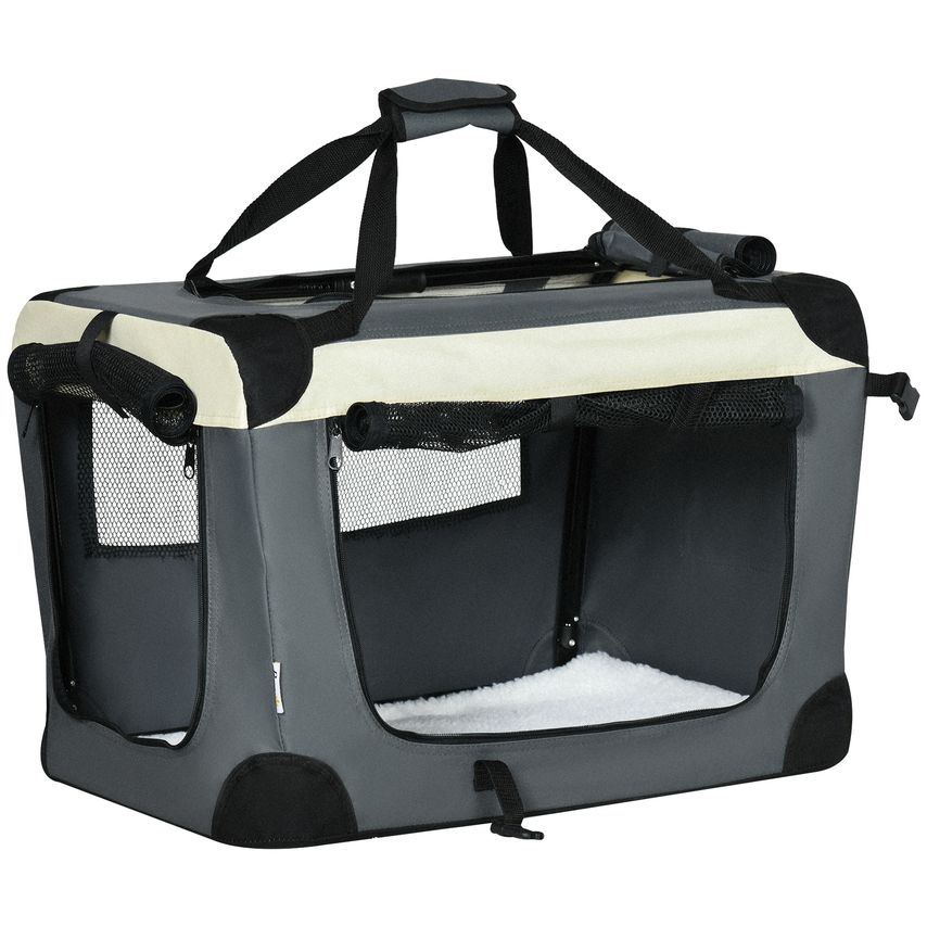 Foldable Pet Carrier with Cushion