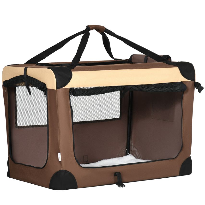 Foldable Pet Carrier with Cushion