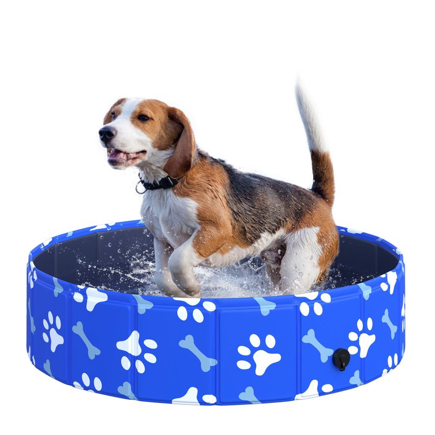 Dog Swimming Pool Foldable Pet Bathing Shower Tub Padding PoolD01-031