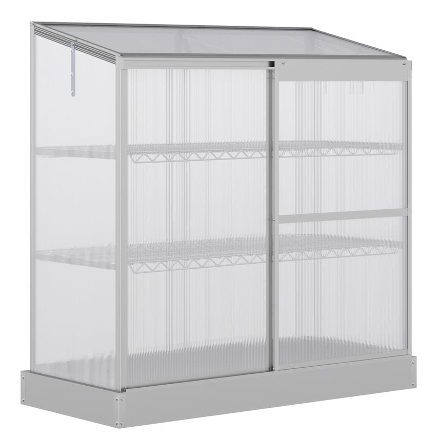 3 Tier Greenhouse Garden Plant Growth Transparent Board 131L X 58W X 140H cm