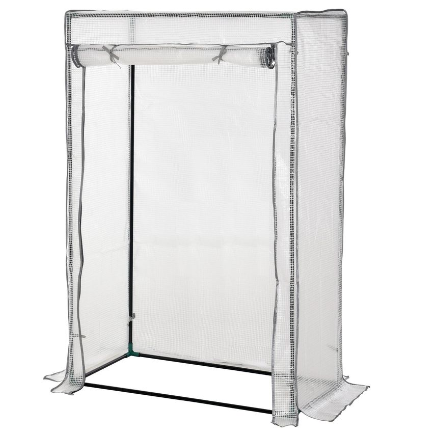100x50x150cm Greenhouse w/Zipper Roll-up Door Outdoor for Backyard Garden845-386V01