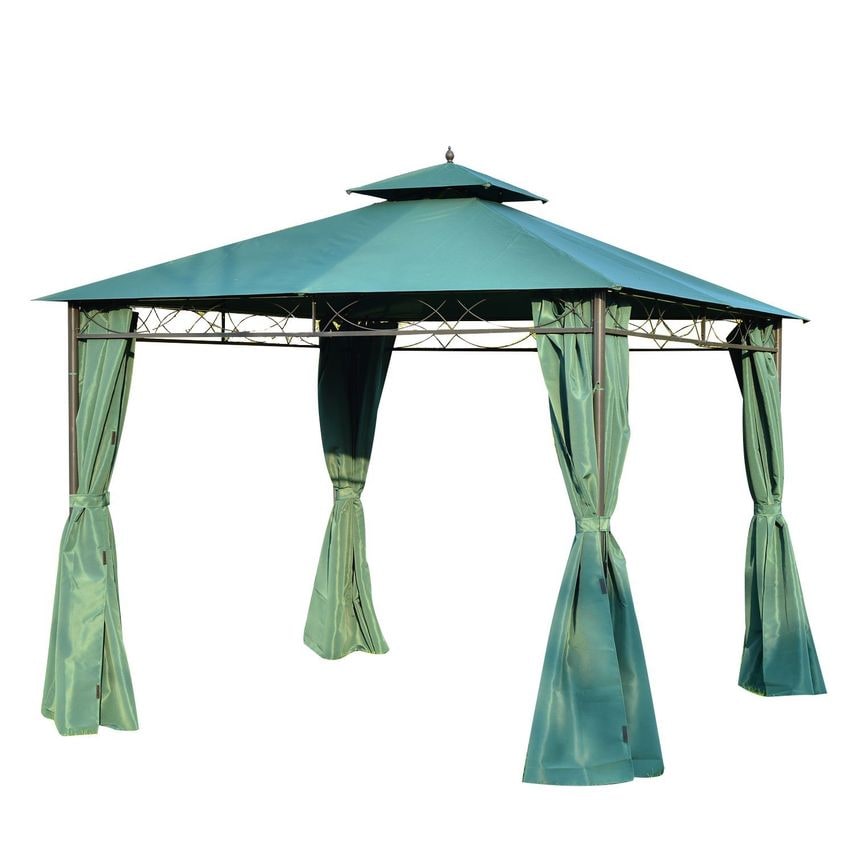 3m X 3m Garden Metal Gazebo Marquee Party Tent Canopy Shelter