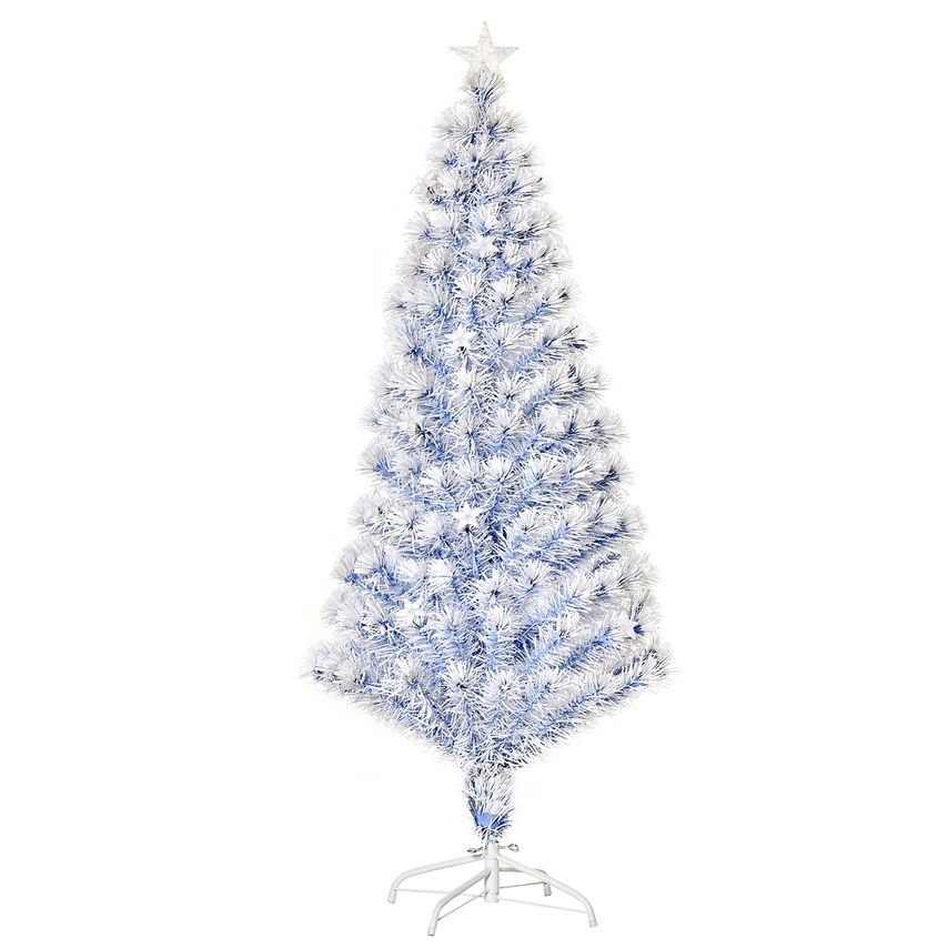Artificial Fibre Optic Christmas Tree Seasonal Decoration w/20 LED Lights