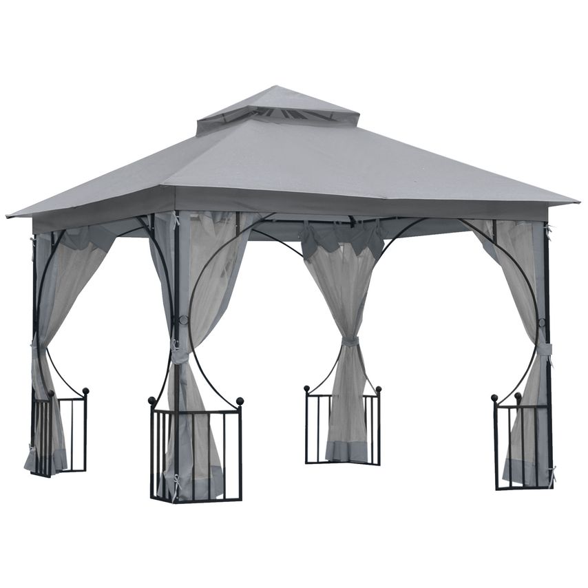 3 X 3 Metal Gazebo Pavilion Garden Party Tent Shelter
