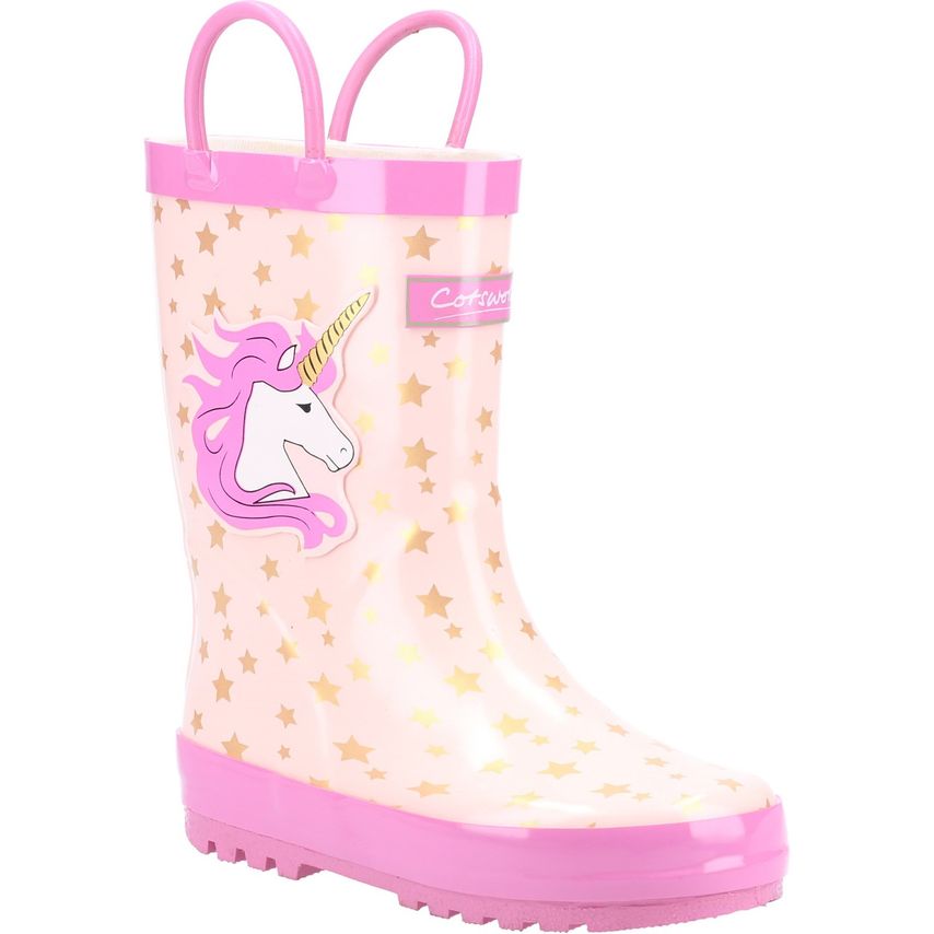 Cotswold Puddle Waterproof Pull on Boot Unisex Unicorn UK Size 5
