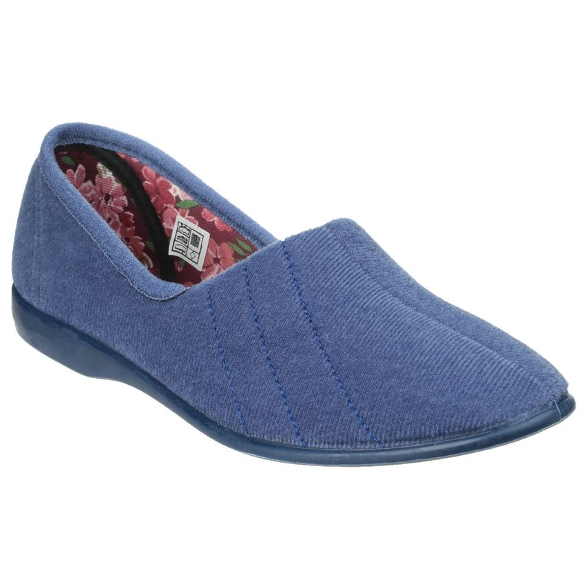 GBS Audrey Ladies Slipper Female Blueberry UK Size 4