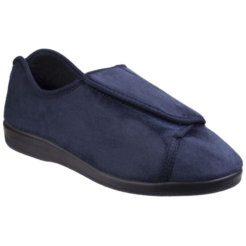 GBS Med Walton Touch Fastening Slipper Unisex Navy UK Size 3