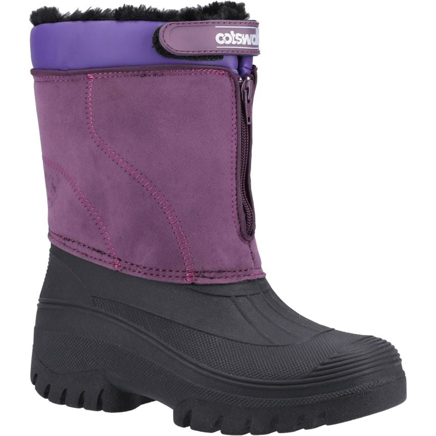 Cotswold Venture Waterproof Winter Boot Female Purple UK Size 2