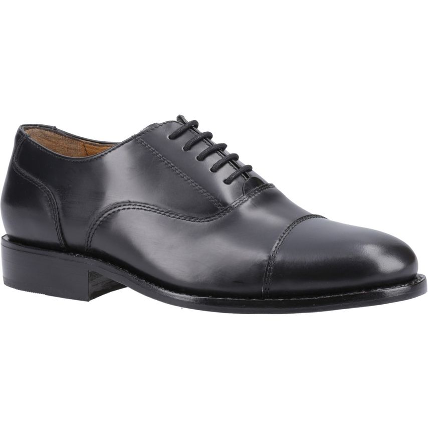 Amblers Safety James Leather Soled Oxford Dress Shoe Male Black UK Size 12
