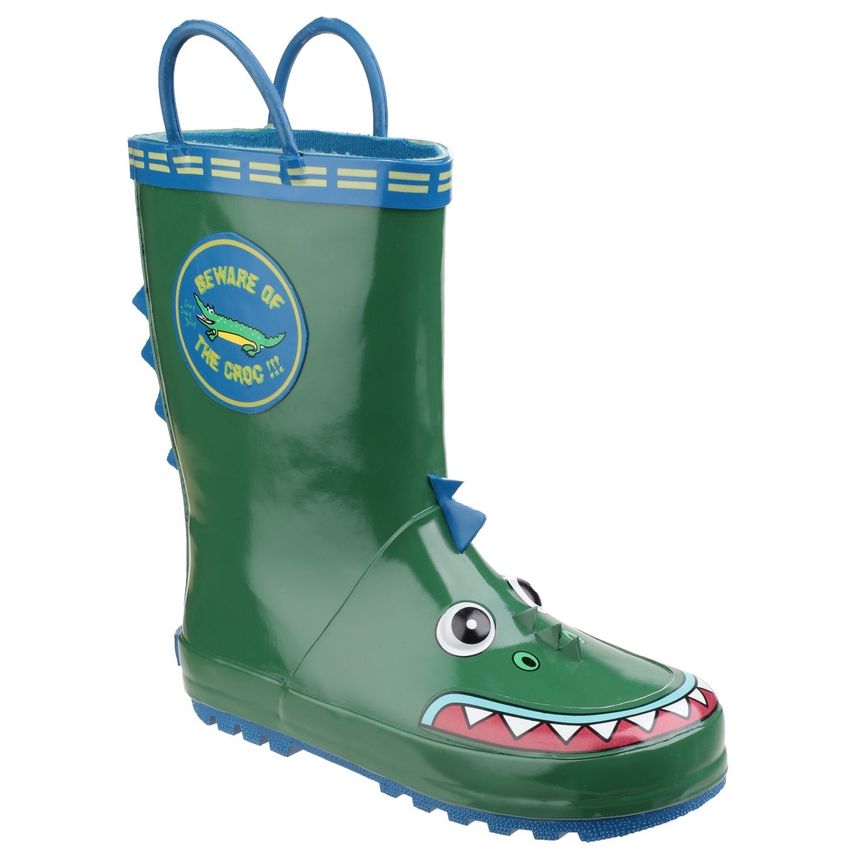 Cotswold Puddle Waterproof Pull on Boot Unisex Crocodile UK Size 13