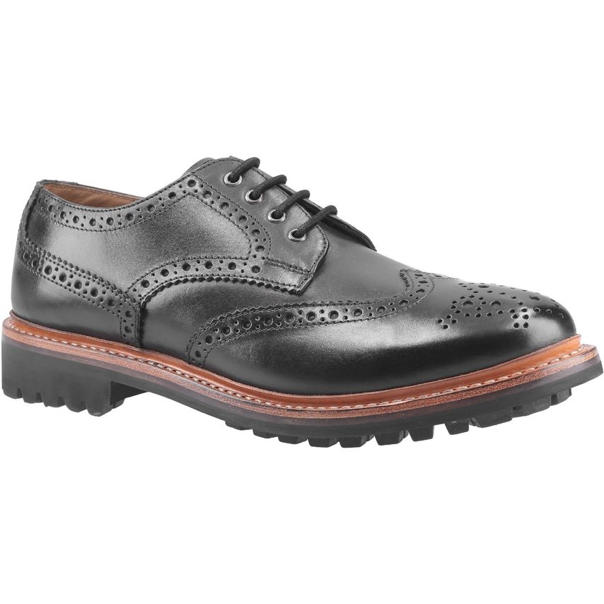 Cotswold Quenington Commando Goodyear Welt Shoe Male Black UK Size 12