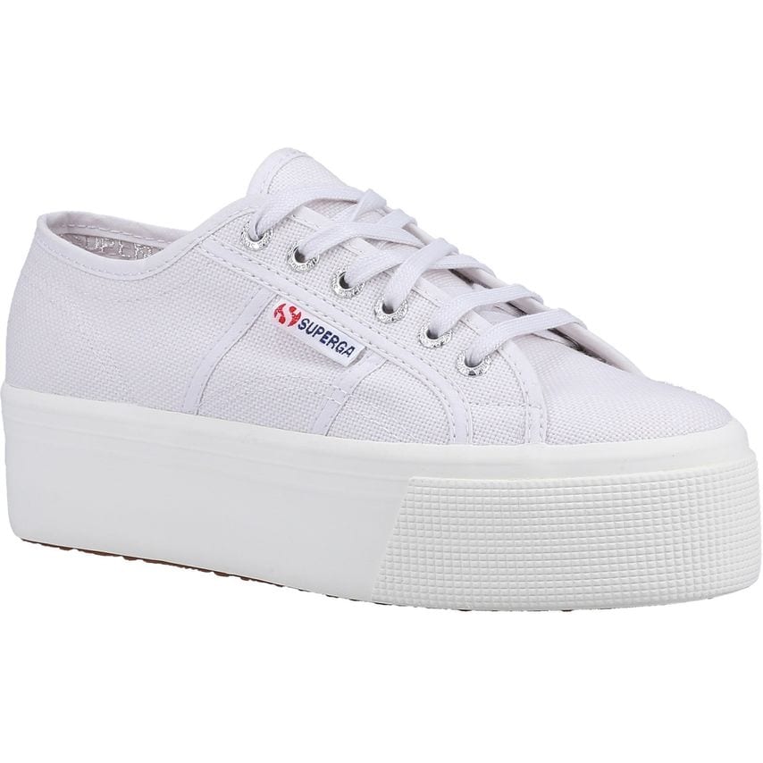 Superga 2790 Linea Up and Down Trainer Female Grey UK Size 5.5