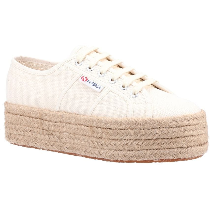Superga 2790 Rope Shoe Female Beige UK Size 5