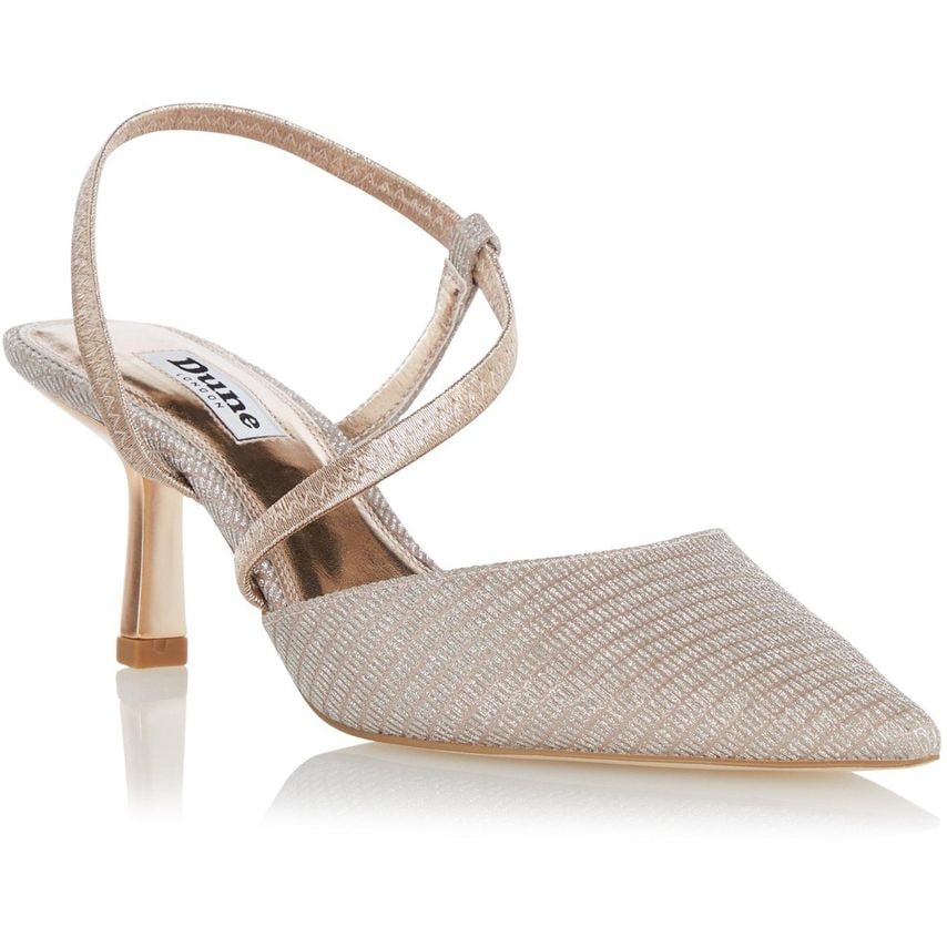 Dune Colombia Court Shoes Female Rose Gold UK Size 3