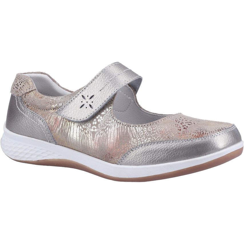Fleet & Foster Laura Shoes Female Silver UK Size 7