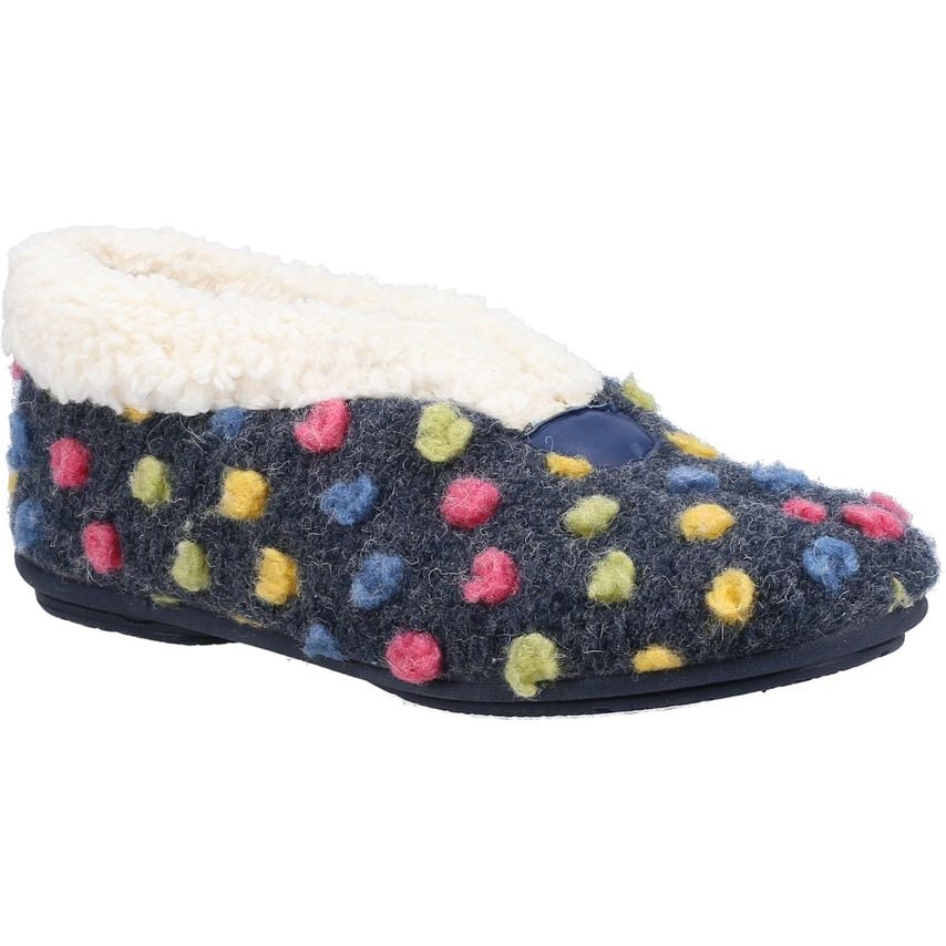 Fleet & Foster Snowberry Ladies Slipper Female Navy UK Size 4