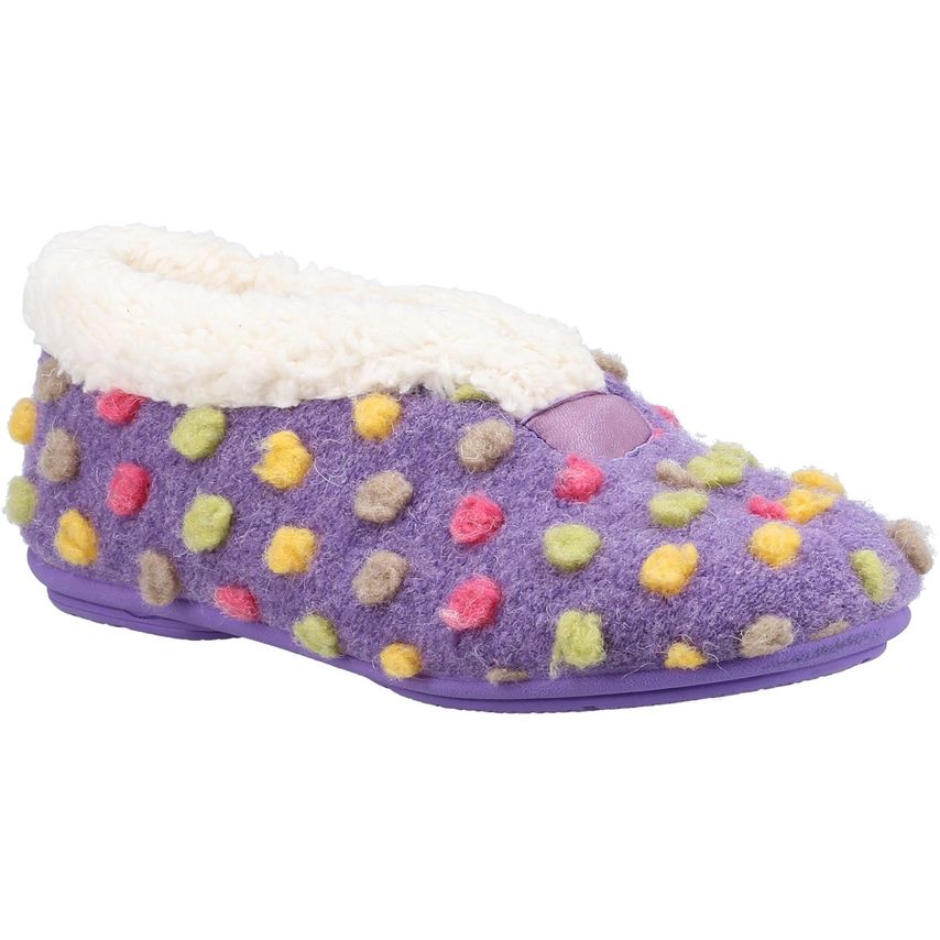 Fleet & Foster Snowberry Ladies Slipper Female Purple UK Size 7