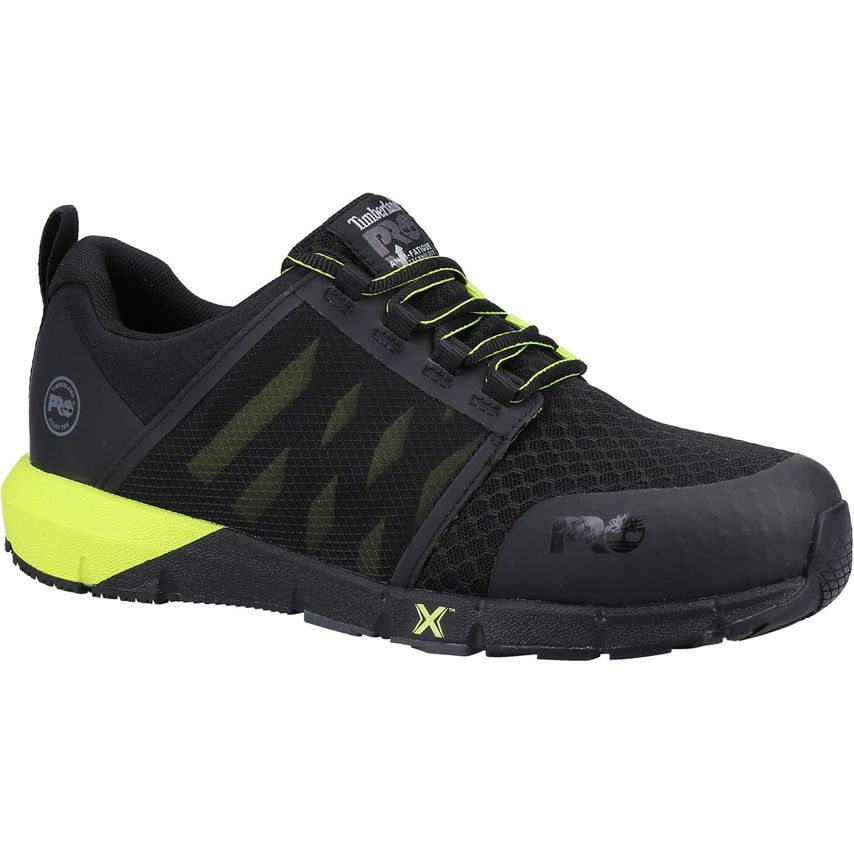 Timberland Pro Radius Trainer Male Black/Hi Viz Yellow UK Size 7