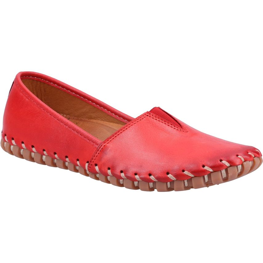 Riva Texas Plain Shoe Female Red UK Size 4
