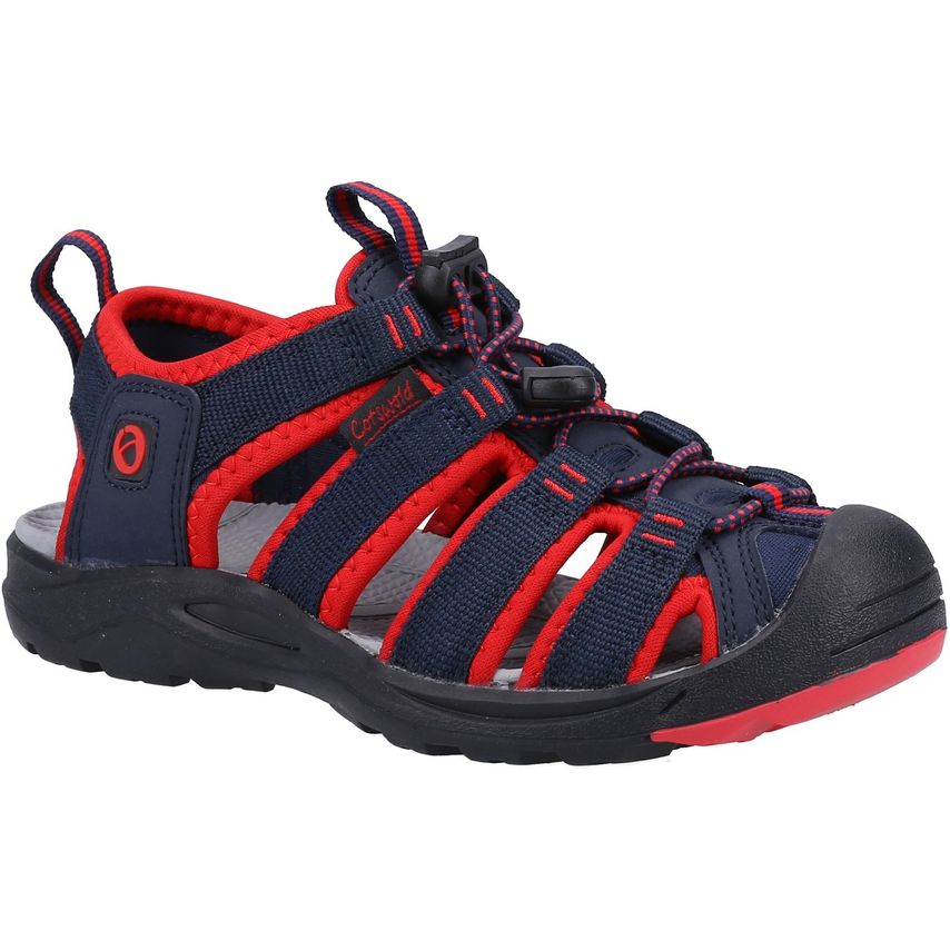 Cotswold Marshfield Recycled Sandal Unisex Navy/Red UK Size 8