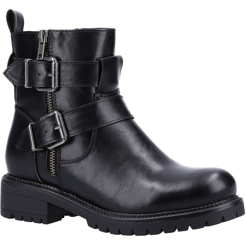 Divaz Sarah ZIP Up Boot Female Black UK Size 5