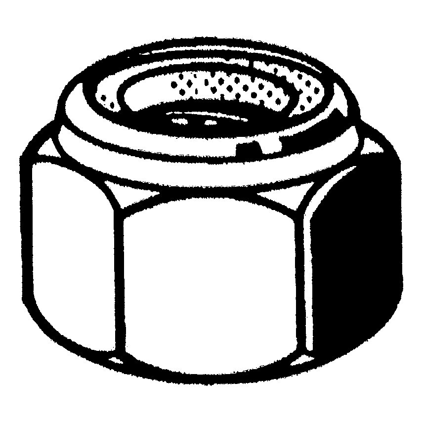 Qualfast 5/16UNC Lock Nut HV Nylon Insert NU BZP (2)- you get 100