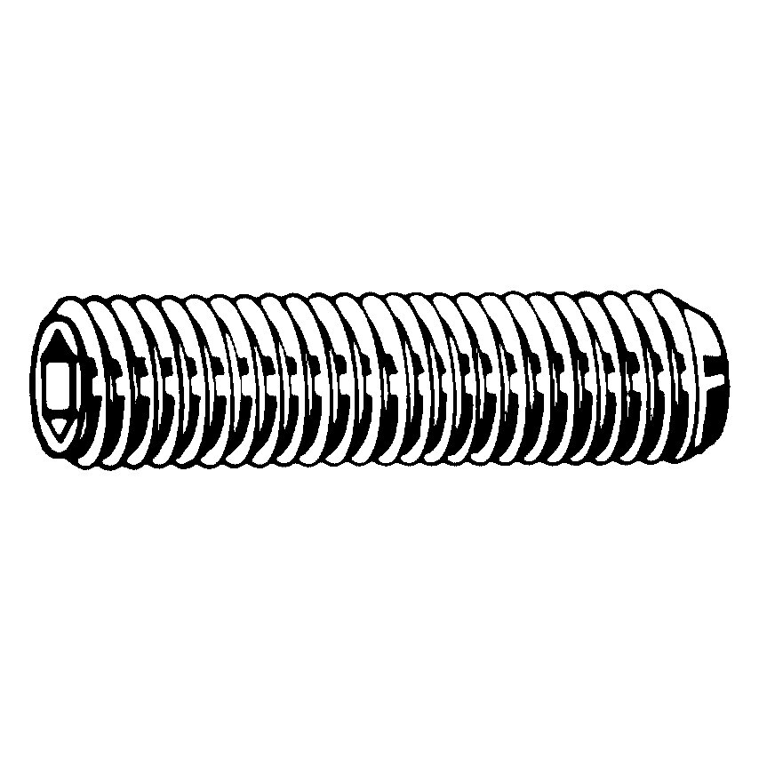 Qualfast 5/16UNFx1.1/4 Socket Set Screw - Plain Cup Point (GR-45H) - you get 100
