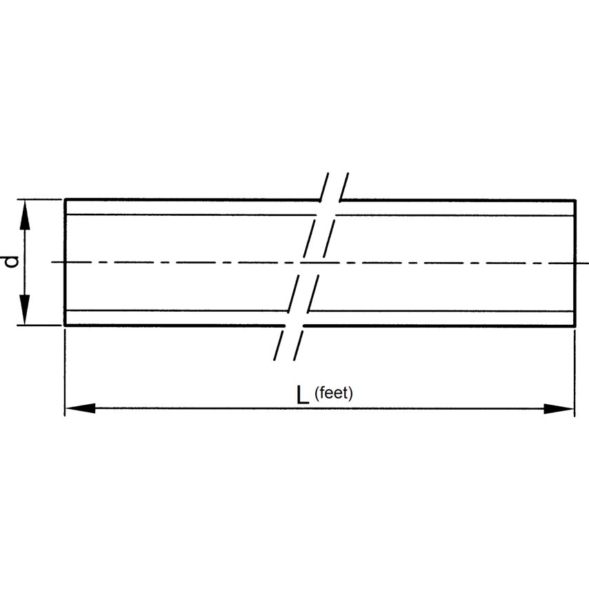 Qualfast 1/2UNCx12FT Threaded Rod BZP (GR-2)