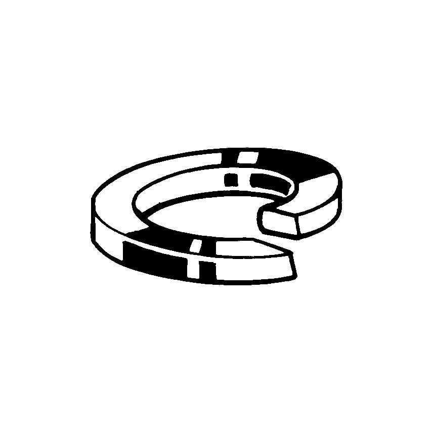 Qualfast No.6 Rect' Single Coil Spring Washer - A4/316 St/St Asme B- you get 100