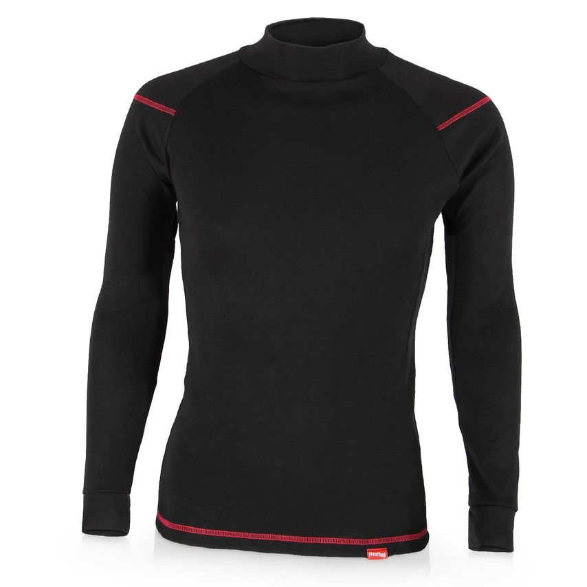 FlexiTog Classic Black Thermal Long Sleeve Vest X50LS - Large
