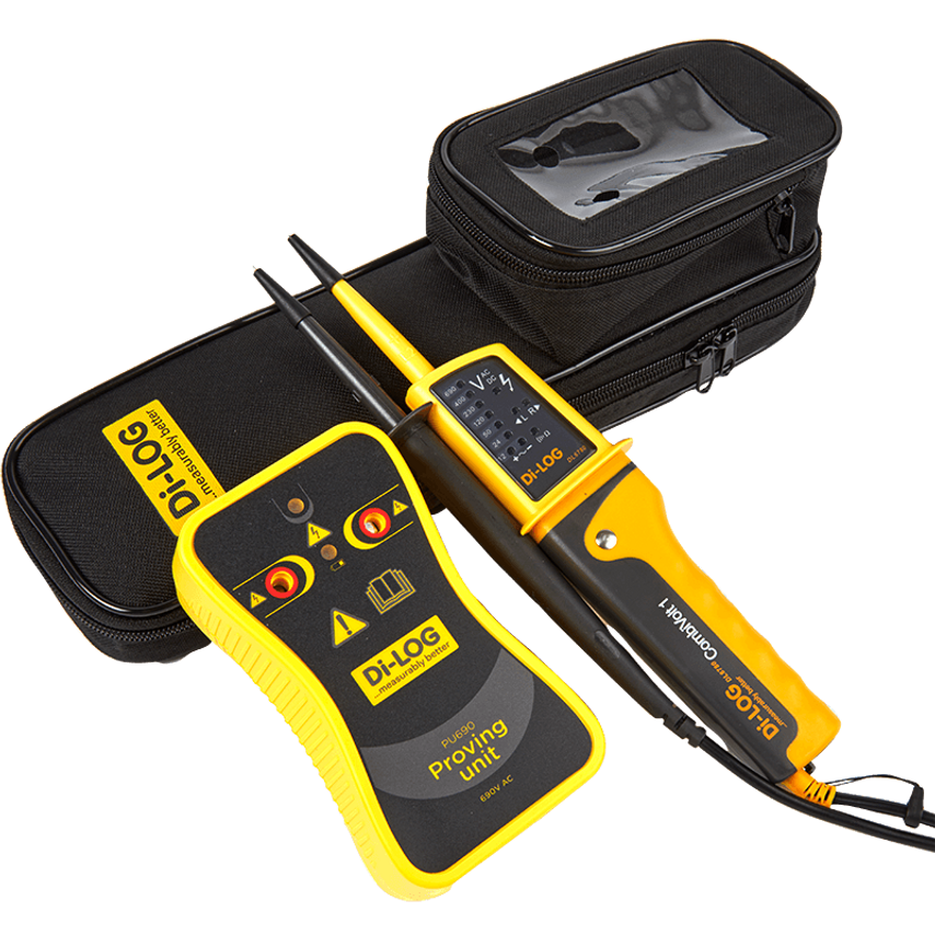 Di-Log CombiVolt 1 LED Voltage Indicator Proving Unit Kit (PU690 & DL6780)