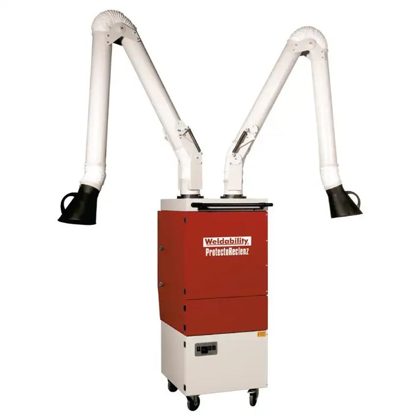 Extractability ProtectoReclenz Twin Portable Fume Extractor - 415v, 4m Flexible
