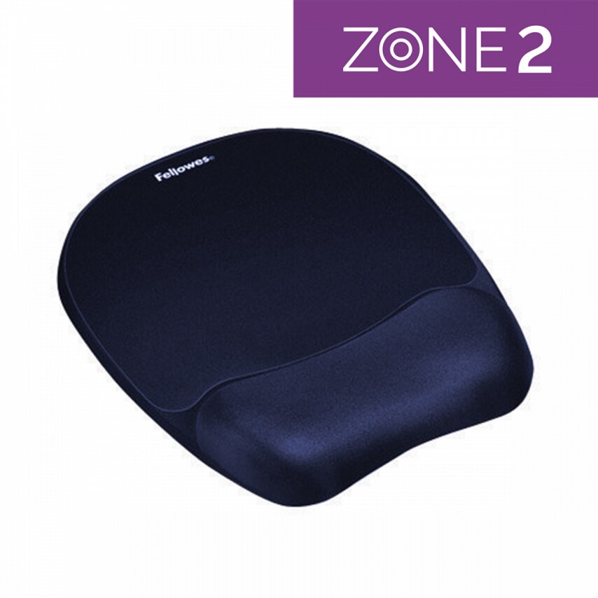 9172801 Memory Foam Wrist Rest and Mouse Pad Sapphire