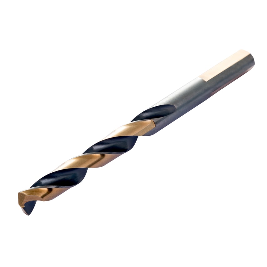 Dormer A321 4.1mm HSS Intermediate Length Drill, Steam and Bronze Tempered Surfa