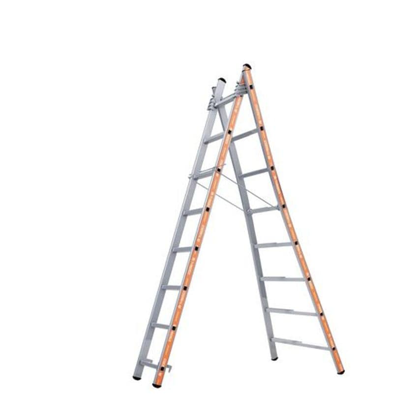 Slingsby Industrial Combination Ladders - 2 x 8 Flared Base