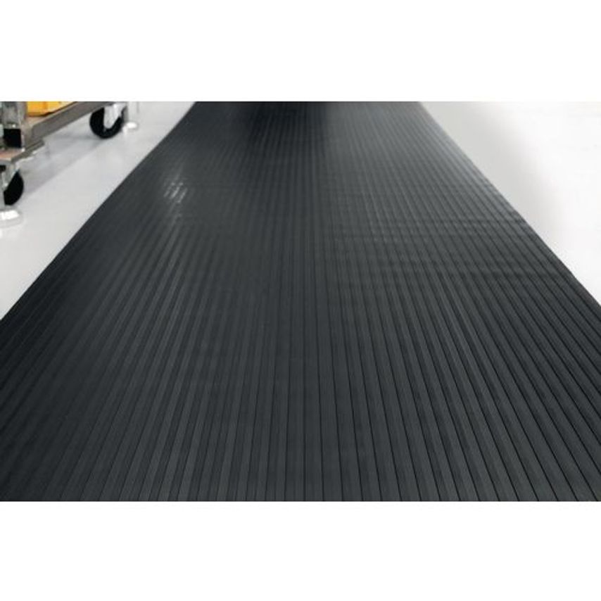 Broad Ribbed Rubber Matting, Thickness Broad Ribbed Rubber Matting, Thickness